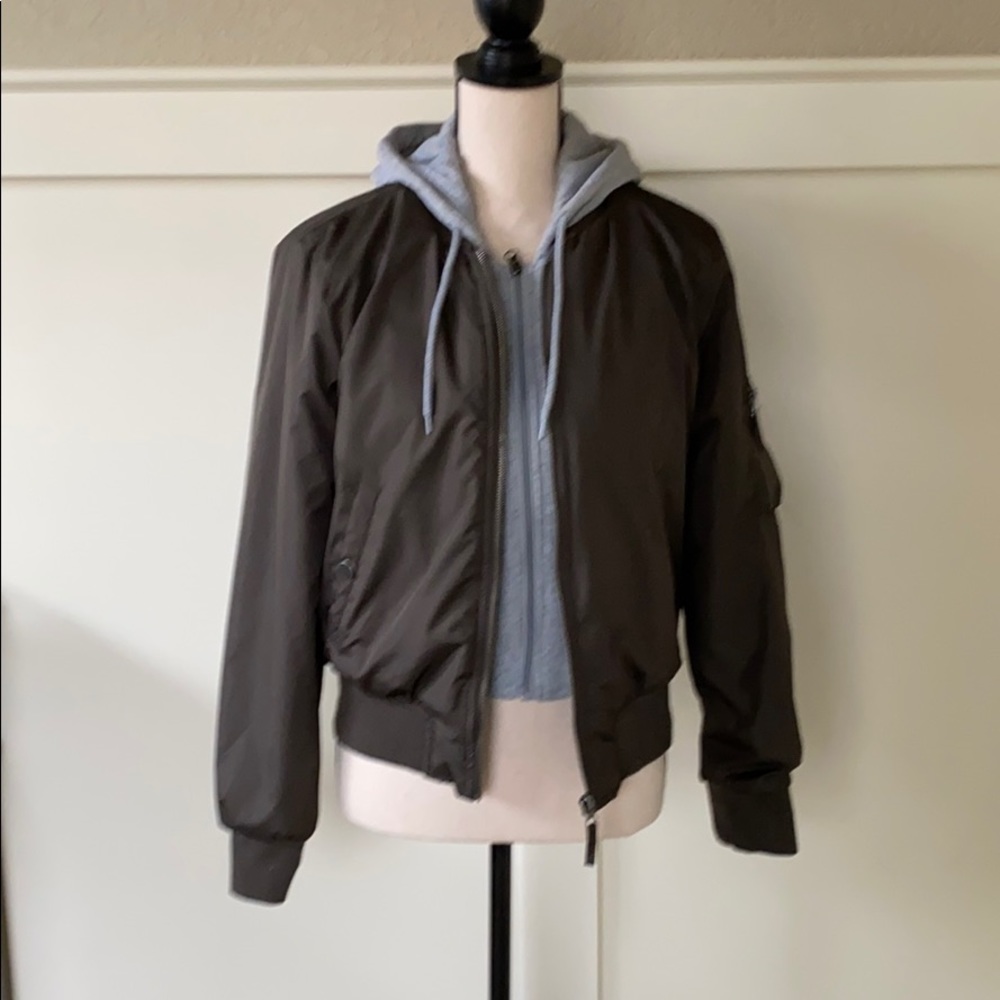 Maralyn and Me Dual Layer Bomber Style Jacket